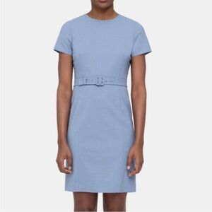 Theory Belted Shift Dress NWOT